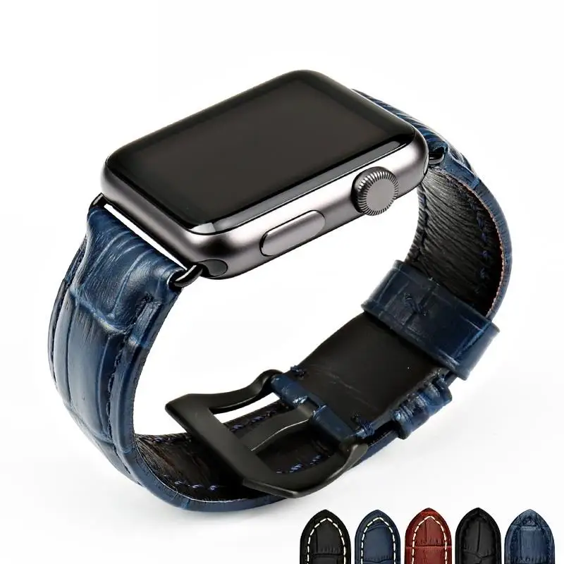 SCHIK Leather Strap For Apple Watch Band 49mm 45mm 41mm 44mm 40mm 42mm 38mm Series 8 7 SE 6 5 4 3 2 Bracelet Watchbands
