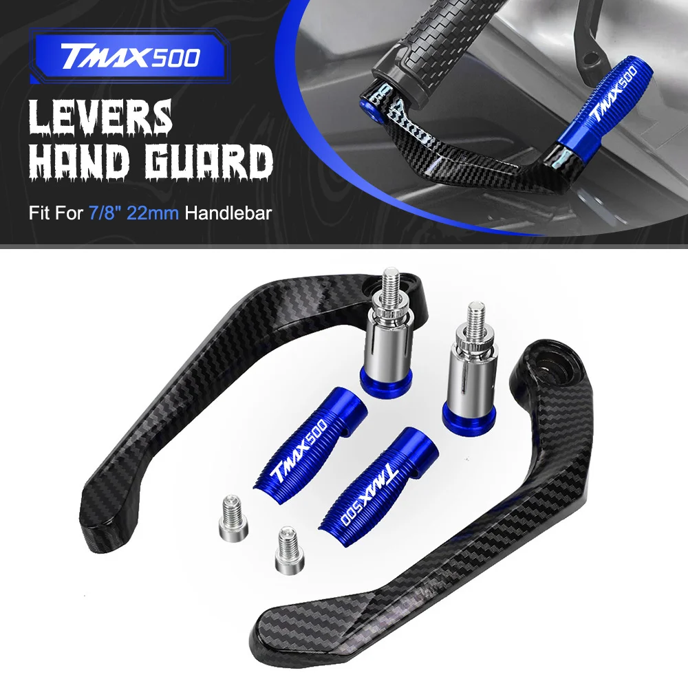 

For YAMAHA TMAX 500 TMAX500 T-MAX T-MAX500 2001-2024 2023 Motorcycle Handlebar Grips Hands Guard Brake Clutch Levers Protector