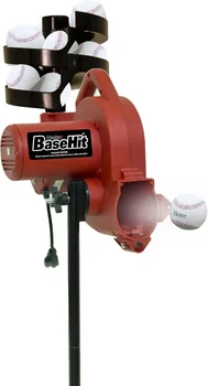 Sports Base Hit Lite Adjustable Baseball Pitching Machine – 45 MPH Pitching Speed, Includes Automatic Ball Feeder, Extrem 1