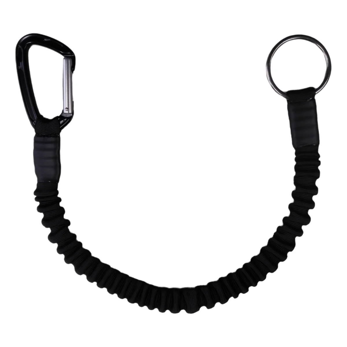33in Cowtail One. Whitewater Rescue Bungee Towline Tether, White water cow tail,cow Tether 33" + Carabiner paddling safetety 4