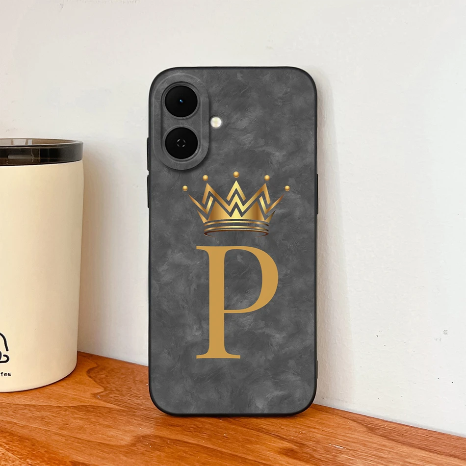 Creative Letters Soft Liquid Silicone Anti-Drop Phone Case with Camera Coverage