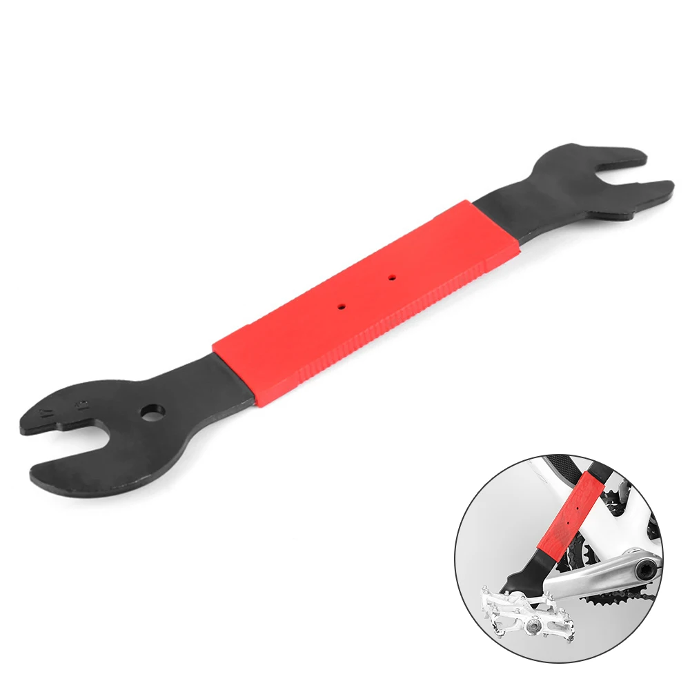 15/16/17mm Bicycle Pedal Wrench Repair Double Sided Bike Spanner Mtb