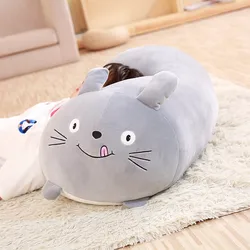 Soft Cartoon Animal Plush Pillow Cushion - Cute Dinosaur, Pig, Unicorn Toy - Adorable Kid's Birthday Gift - 90cm (Totoro)