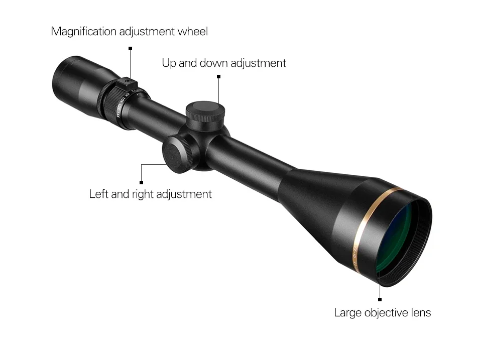 Description Picture 4 of itemVX 4.5-14x50 Mil-dot  Riflescopes Rifle Scope Hunting Scope With 11/20  Mounts