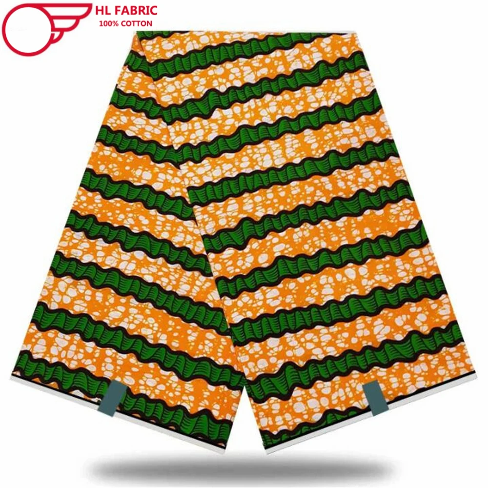 

Veritable Wax 100% Cotton African Wax Fabric Nigerian Ankara Block Prints Batik Fabric Dutch Hollandais Pagne For Sewing VL-108