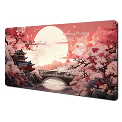 Cute Pink Kawaii Non - Slip Gaming Desk Mat with Durable Stitched Edges for Office and Gaming Use (Mousepads - 8)