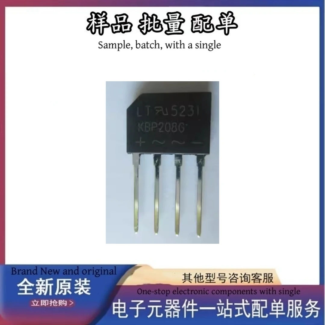 

Новые оригинальные электронные компоненты KBP208G ZIP-4 интегральная схема поддержка BOM подходит KBP208G