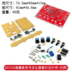 Advanced DIY Function Signal Generator Kit with Adjustable Frequency and Amplitude (XR2206)