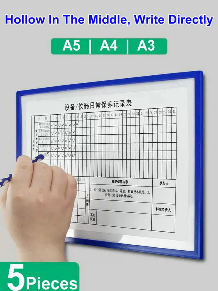 벽걸이 체크리스트 보드, A4 A3 벽 보드, 마그네틱 체크 카드홀더, A4 체크 테이블, A5 할 일 목록 보드 벽 