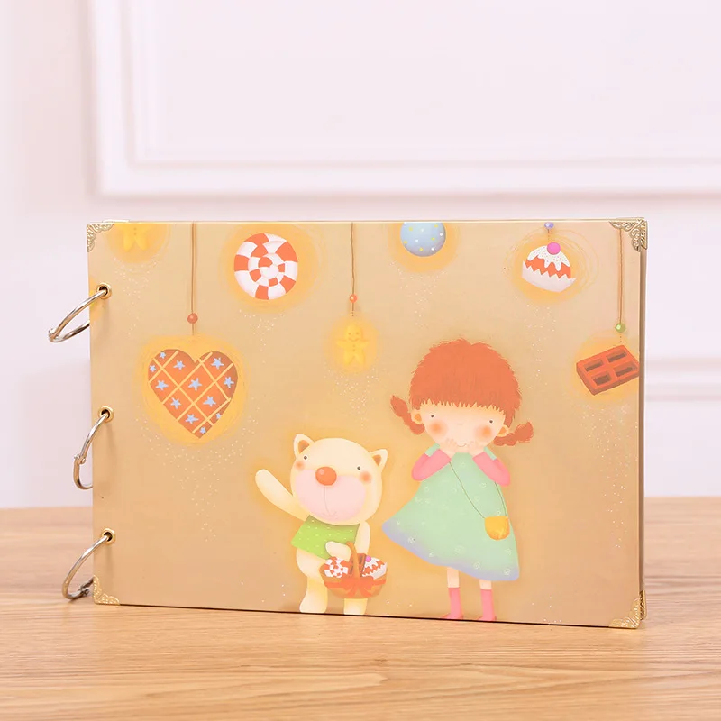 10 Inch 30 Sheets DIY Album Child Series Scrapbook Craft Paper Diy Handmade Photo Albums for Baby Child Wedding Memory Holder