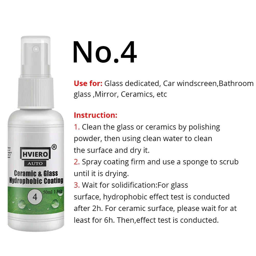 Ceramic Car Coating for Windshield Rainproof 20/50ml