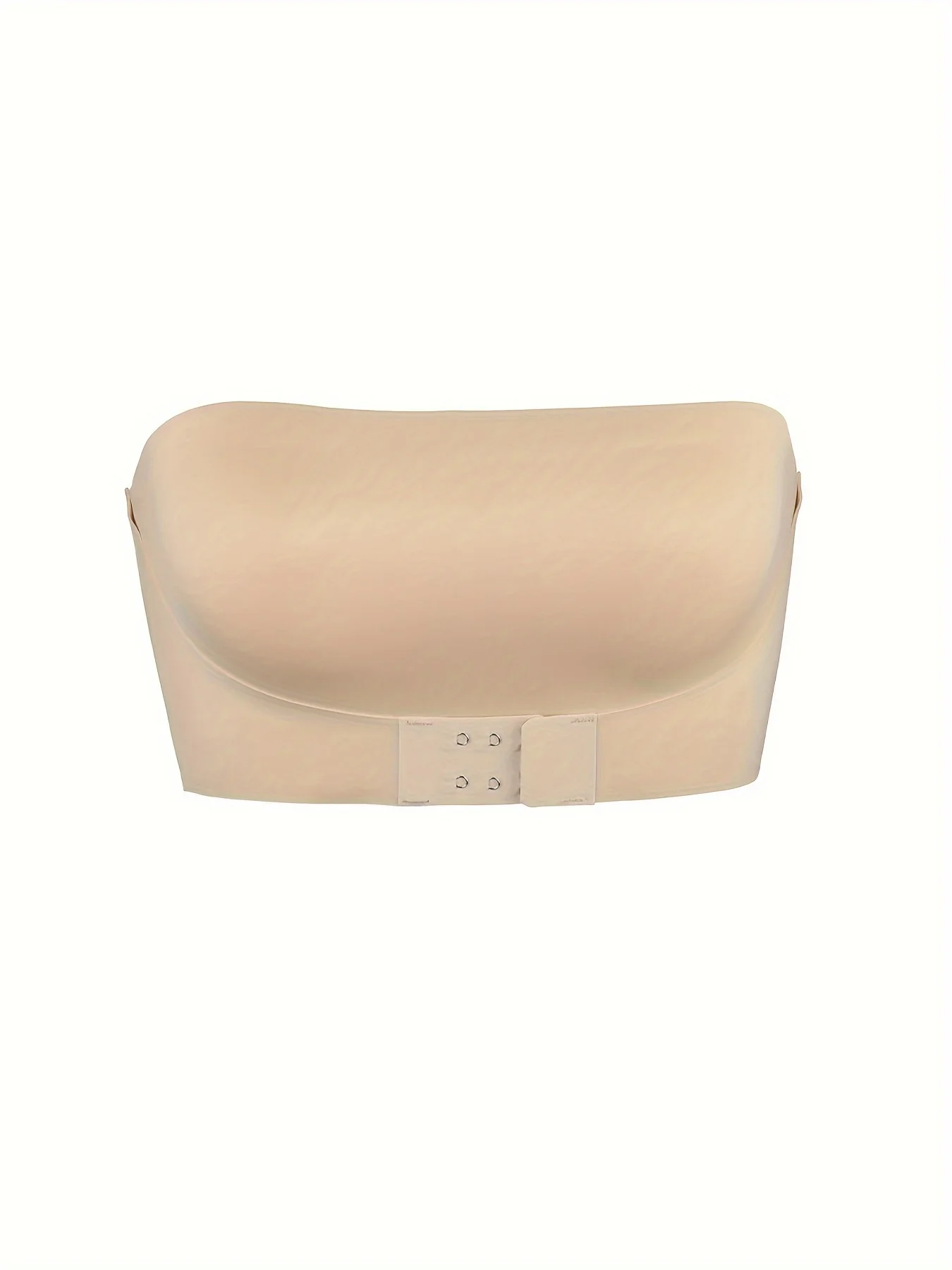 Women's Seamless strapless Bra-Invisible design High support seamless style front buckle non-slip grip solid color women lingerie bra