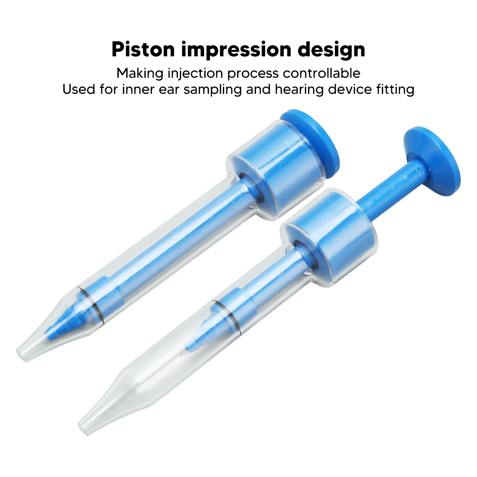 Earmold Injector Earmold Syringe Ear Impressions Taking Earmold Injector Professional PP Ear Prints Syringe Sampling Tool 3.5mm 4
