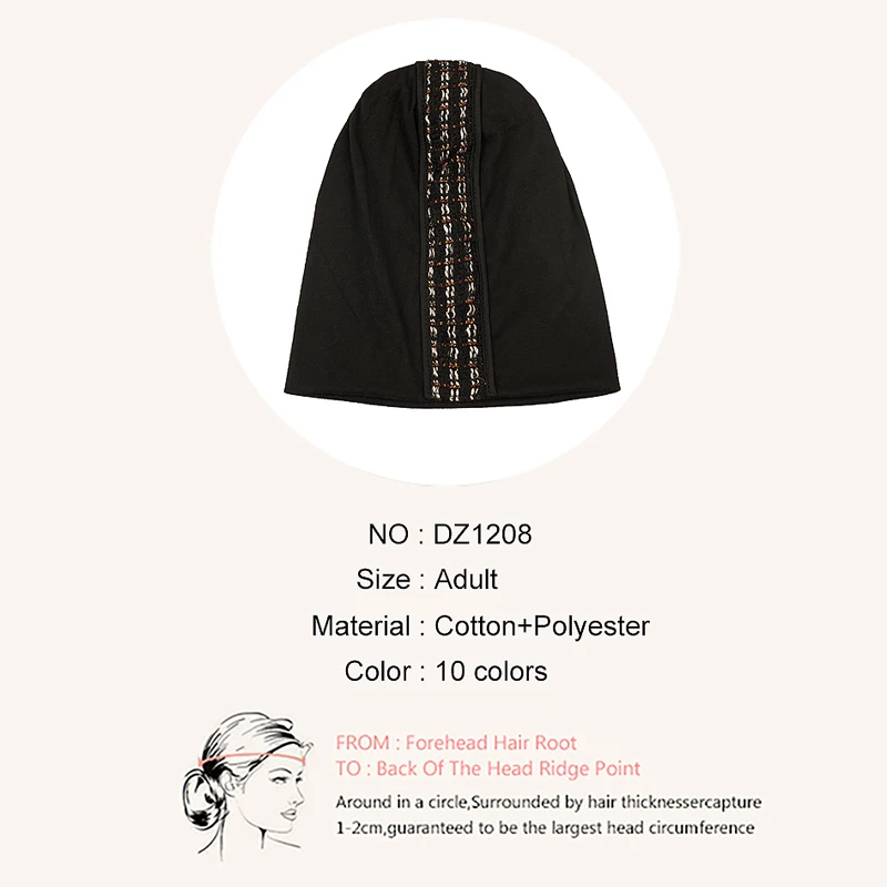 Geebro Women Small Fragrant Style Webbing Soft Skullie Beanies Female Bonnets Caps Cotton Stretch Hats Spring Autumn Casual Cap 6