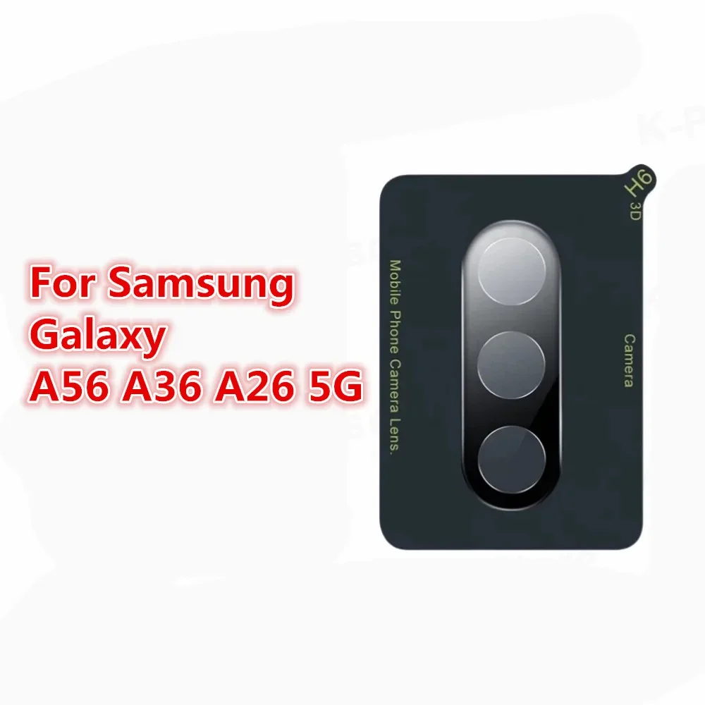 5-Pack 9H Tempered Glass Camera Screen Protectors - Rear Lens Cover