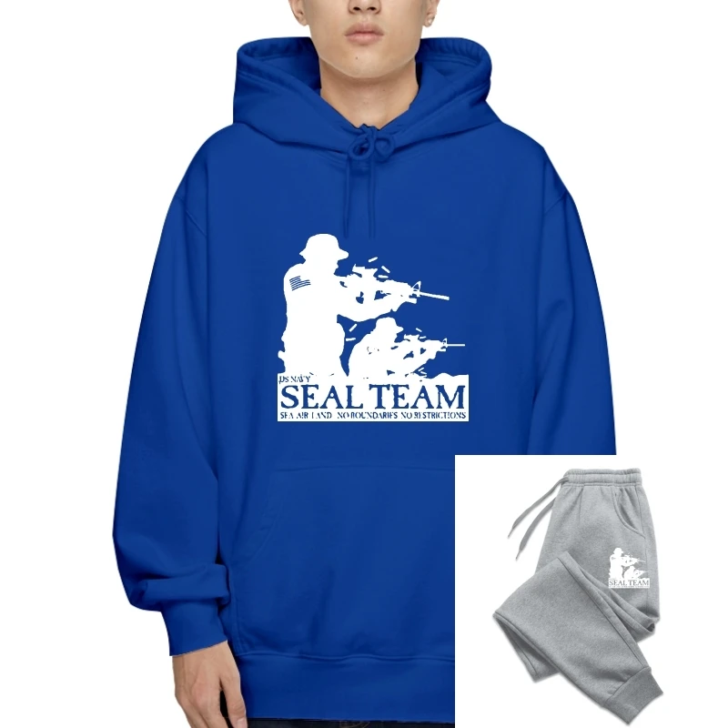 

Hot Sell 2018 Fashion US Navy SEALs (VI) - SEAL TEAM BW Army Special Forces Military T-Sweatshirt Hoodies Print Outerwear Men