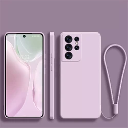 Original Square Silicone Phone Case with Lanyard - Enhanced Grip and Style for OPPO A73 2020 (7)
