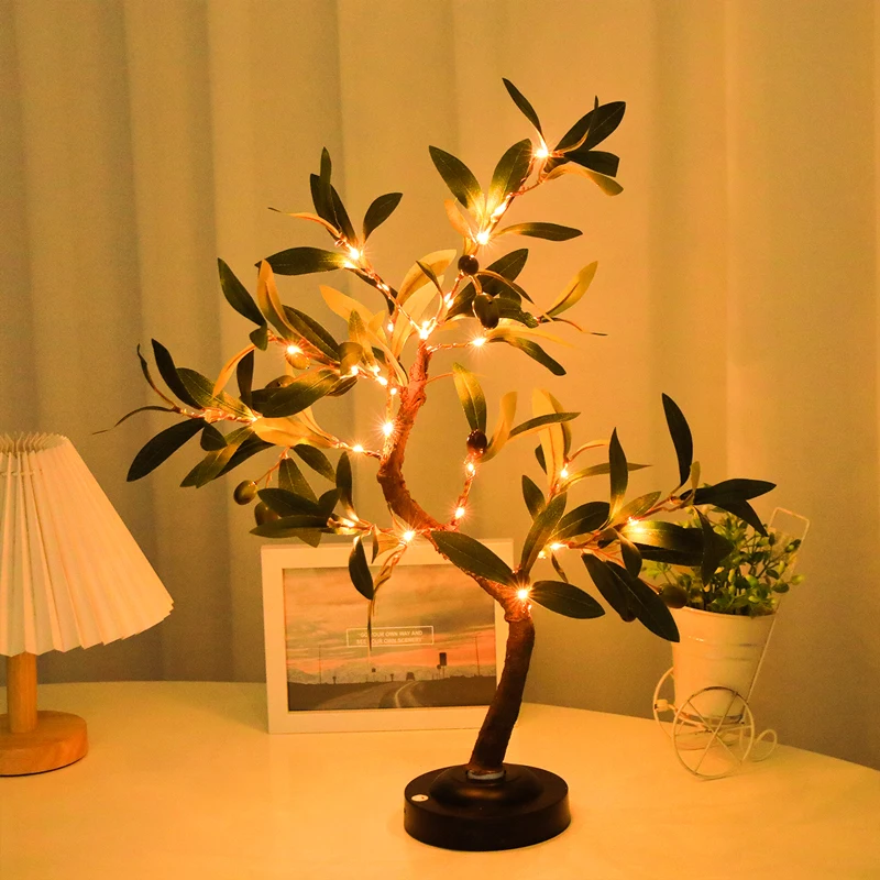 LED Tree with Leaf Atmosphere Lamp - Image 4