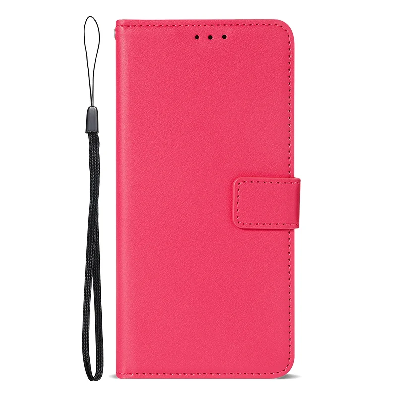 Luxury Leather Flip Wallet Phone Case with Card Holder and Holster