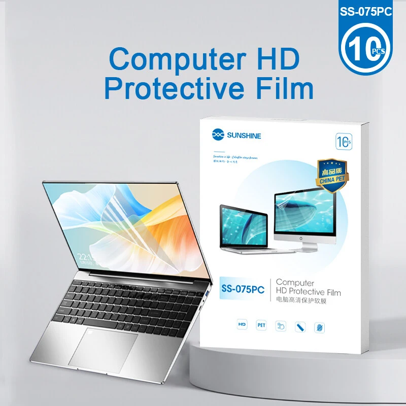 Sol Comprimidos Almofada Computador Portátil hd Filme de Hidrogel Flexível para Cortar 16 Polegadas à Prova de Explosão Protetor de Tela 10 pc Ss057pc - Imagem 5