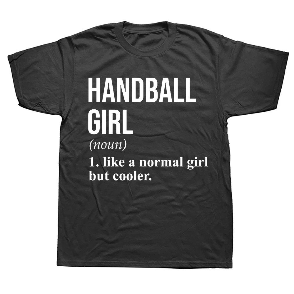 Lustige Herren Kleidung Handball Mädchen Definition Gedruckt Grafik T Shirts Streetwear Kurzarm Hip Hop Harajuku T-shirt Tees