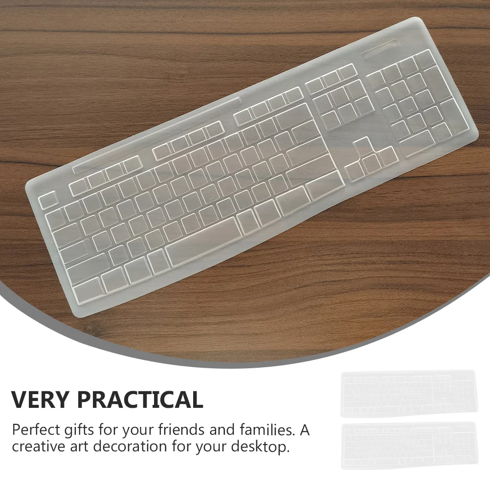 2pcs Silicone Keyboard Cover Film Waterproof Dust Proof Protection For Mk270 Compact Foldable Design Laptop Keyboard Accessory