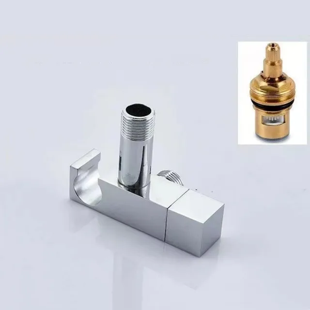 ทองเหลือง Bidet ก๊อกน้ําทอง/ปืนสีเทามือถือห้องน้ํา Bidet Sprayer ชุดสุขอนามัยห้องน้ําเดี่ยวน้ําเย็น TAP ทําความสะอาดด้วยตนเอง 3