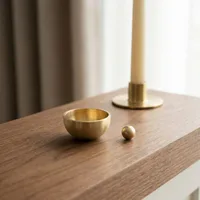Handmade Brass Mini Singing Bowl Sanskrit Portable Brass Singing Bowl Copper Striker Ball Buddha Instrument - Image 4