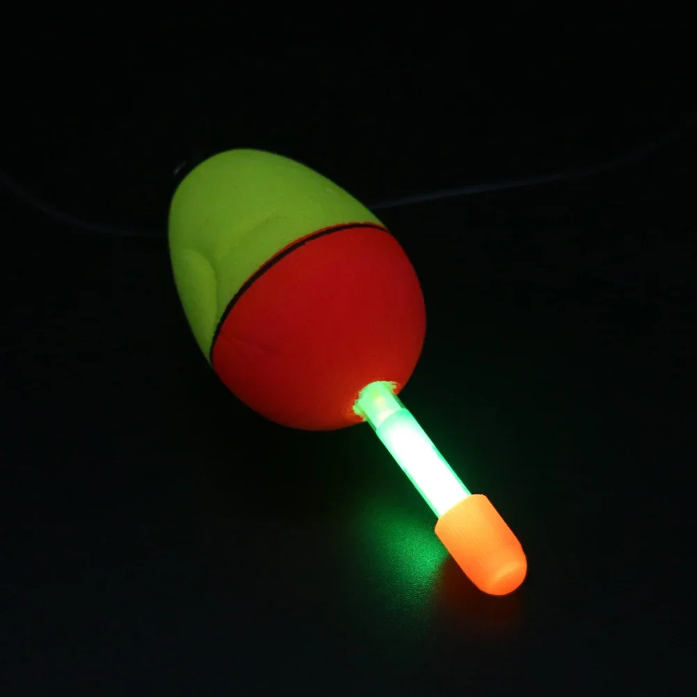 Lot de 4 flotteurs connecteurs et 2 flotteurs gros ventre luminescents pour pêche au hard tail,