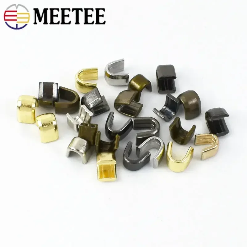 50g 3# 5# 8# 10# Brass U-clamp Zipper Stopper Non-slip End