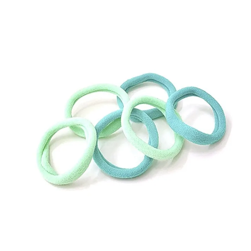 50Pcs 여자를위한 다채로운 기본 나일론 Ealstic 헤어 넥타이 포니 테일 잡아 Scrunchie 고무 밴드 여성 패션  헤어 액세서리