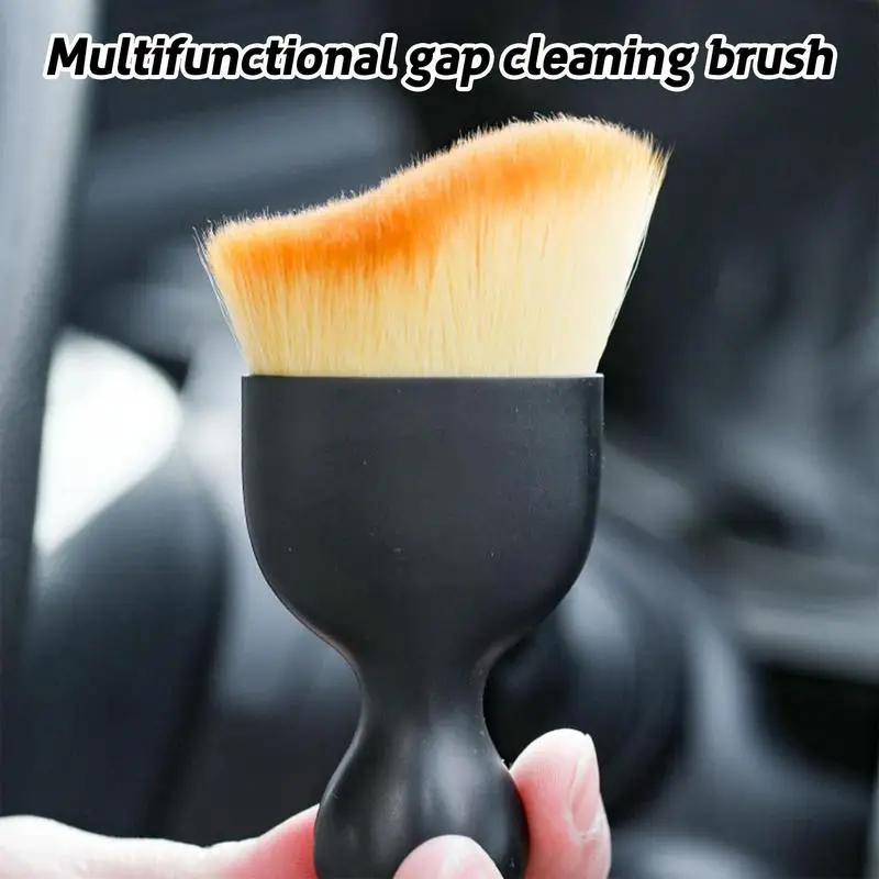 

Car interior cleaning tool air conditioner outlet cleaning brush soft bristle brush interior gap dust removal portable brush