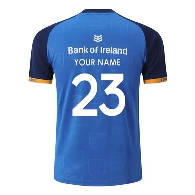 thumbnail image 1 of Camiseta de rugby de entrenamiento/local/visitante de Leinster 2023 para hombre, talla S-5XL (nombre y número personalizados impresos) de máxima calidad, 1 of 5