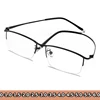 Business Men Myopia Glasses Fashion Trendy Metal Half Frame Nearsighted Eyeglasses Optical Prescription Eyewear Diopter To -6.0 1