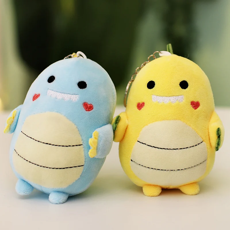 Cute Little Dinosaurios Plush Toy Kawaii Dinosaur Plushies Soft Doll Pendant Keychain for School Bag Backpack Clothing Decor