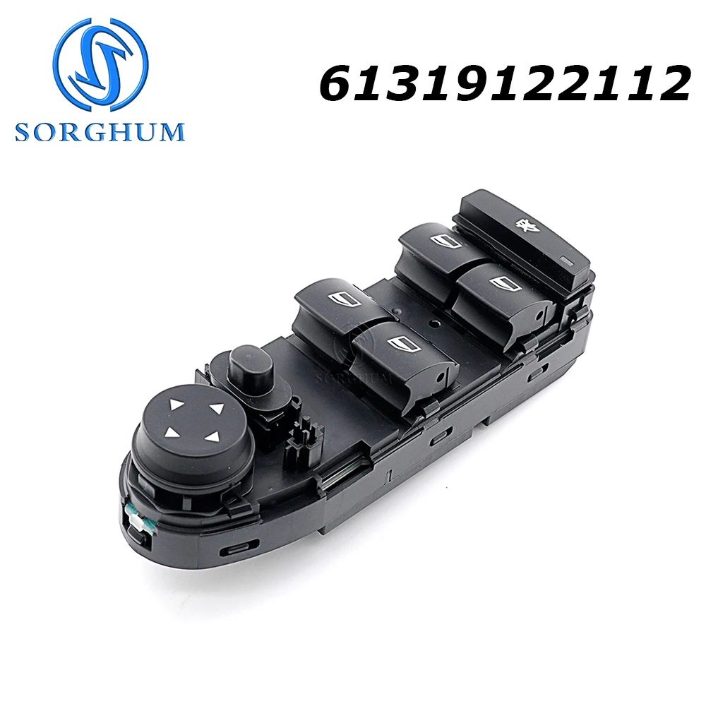 

SORGHUM 61319122112 Power Window Switch Regulator 4 Pins For BMW 5 Series E60 E61 2001-2010 520d 523i 520i 525xd 525i 530i M5