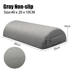Ergonomic Memory Foam Leg & Knee Support Pillow with Massage Footrest - 40x20x10cm (Gray Non-slip)