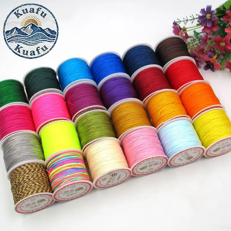 Nylon Braided Cord Thread for DIY Crafts and Jewelry Making