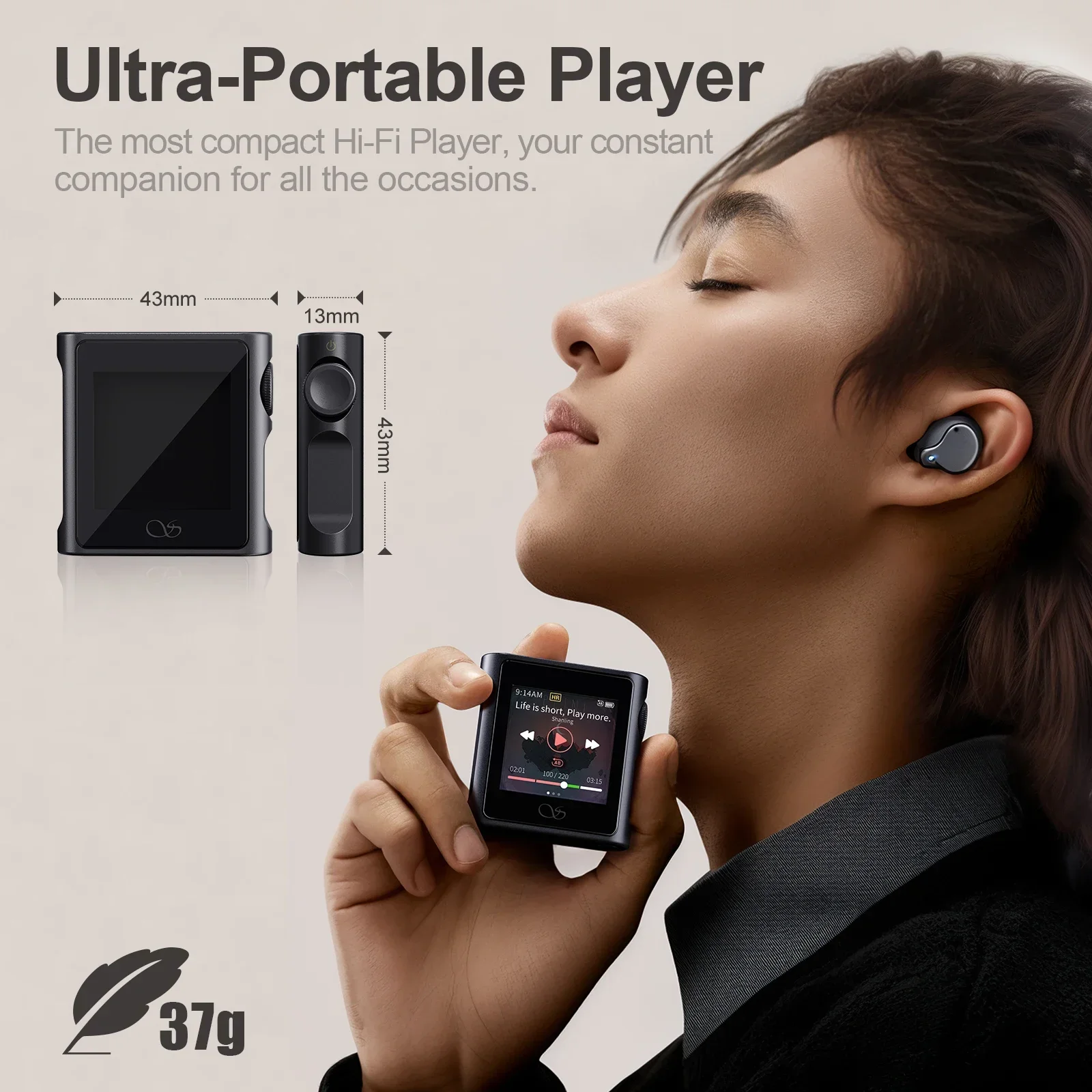 SHANLING M0S MP3 プレーヤー ハイレゾオーディオ HIFI ポータブル MP3