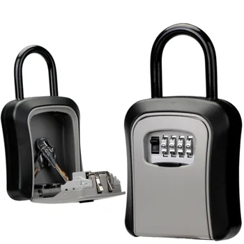 Password Key Box Outdoor Key Safe Lock Box Decoration Key Code Storage Wall Mounted Password Box 1