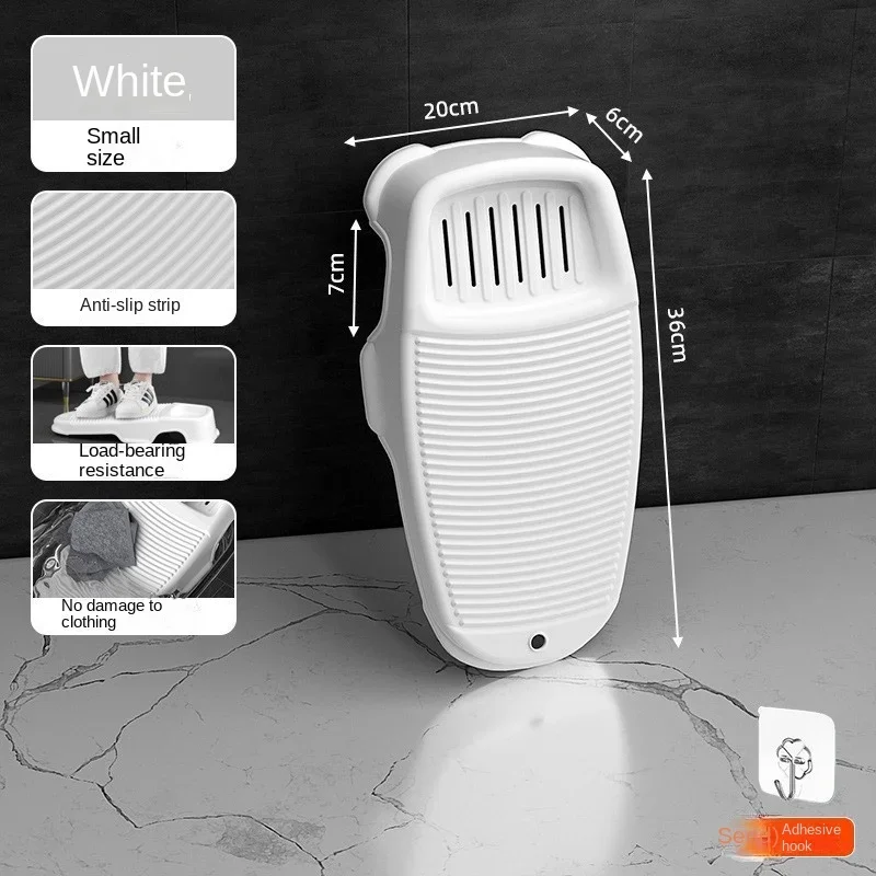 Mini Washboard for Washing Underwear Washing Socks Washing Clothes  Non-slip Washboard Household Laundry Tub