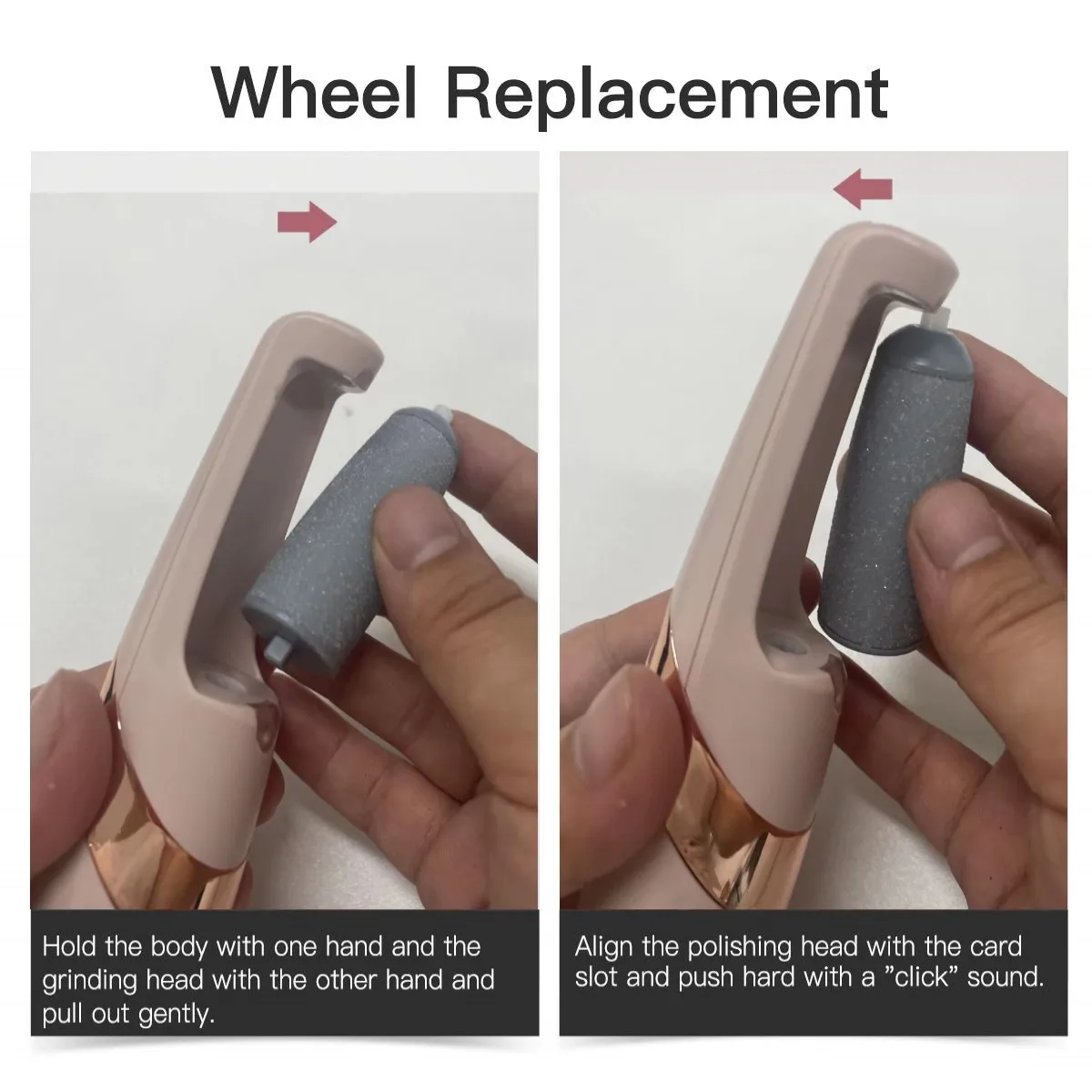 Rechargeable Electric Foot File Callus Remover Pedicure Machine Apparatus for Heels Grinding Device Foot Corns Remove Roller electric foot grinder electric foot file electric foot callus remover
