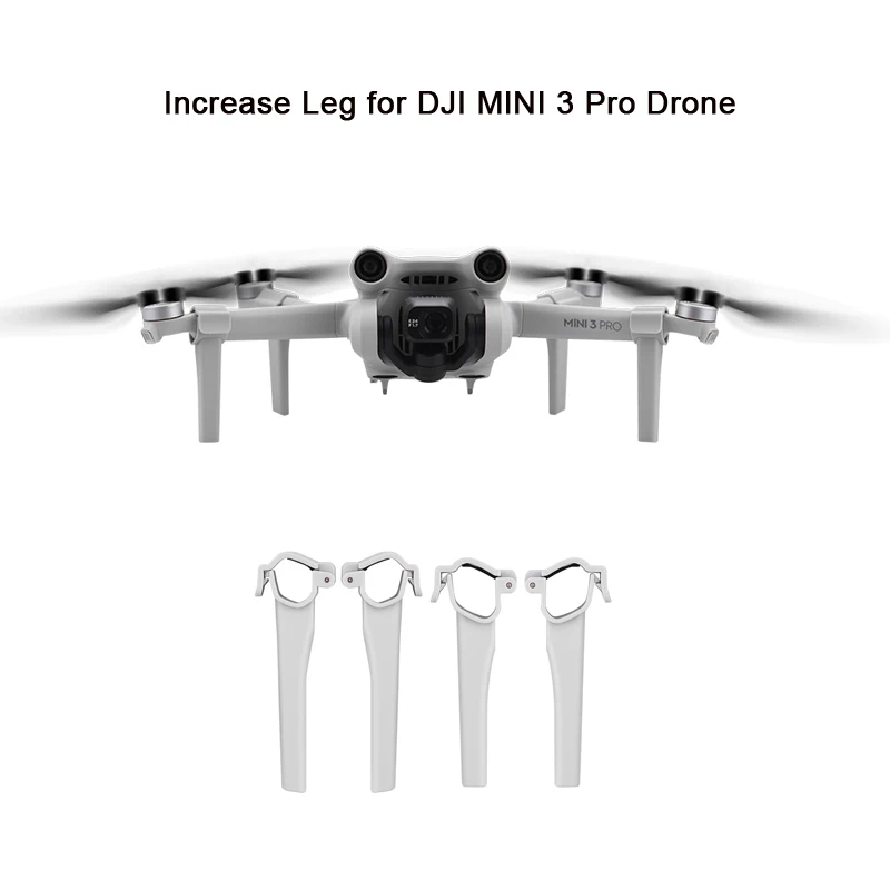 Heighten Leg Landing Gear For Dji Mini 3 Pro Drone Increase Feet Expansion Foldable Landing Kit Protector Drone Accessories