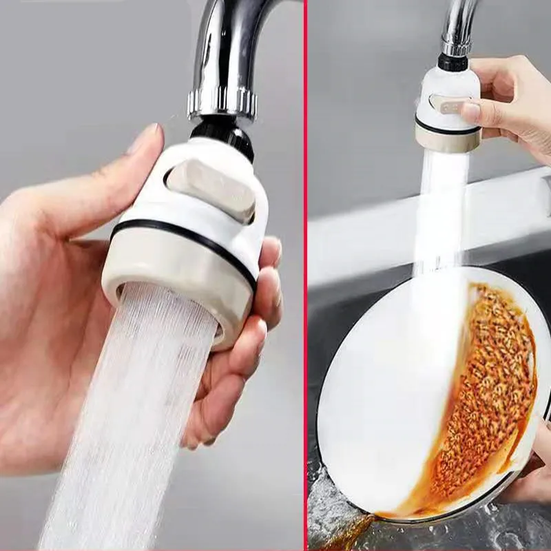 tap spray head kitchen 360 degree rotation anti splash shower water saving faucet sprayer nozzle 3 modes connector bubbler w0 Faucet bubbler splash head filter household tap water booster shower kitchen water filter nozzle water saving universal