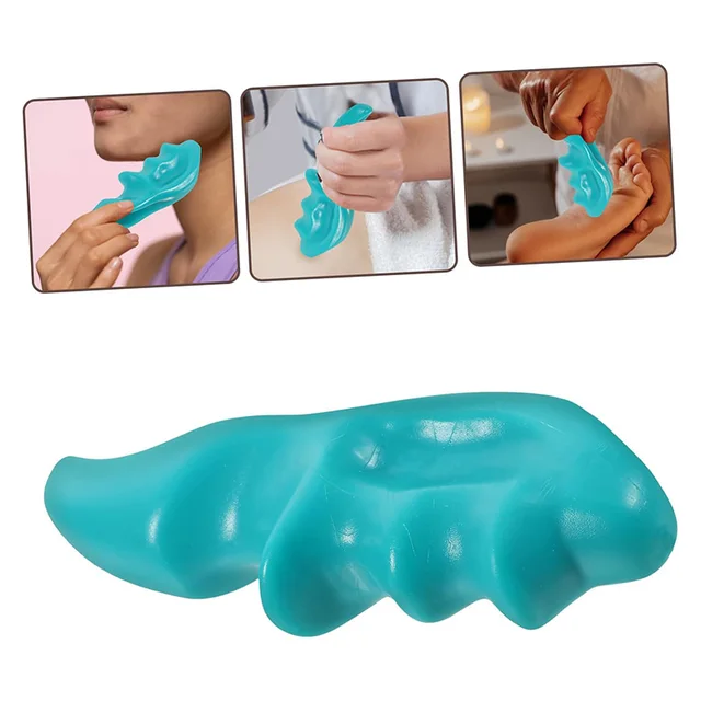 2 Pieces Thumb Saver Massage Tools Deep Tissue Manual Hand Finger Pressure Massager Body Trigger Point Relaxed Relieve Fatigue 4