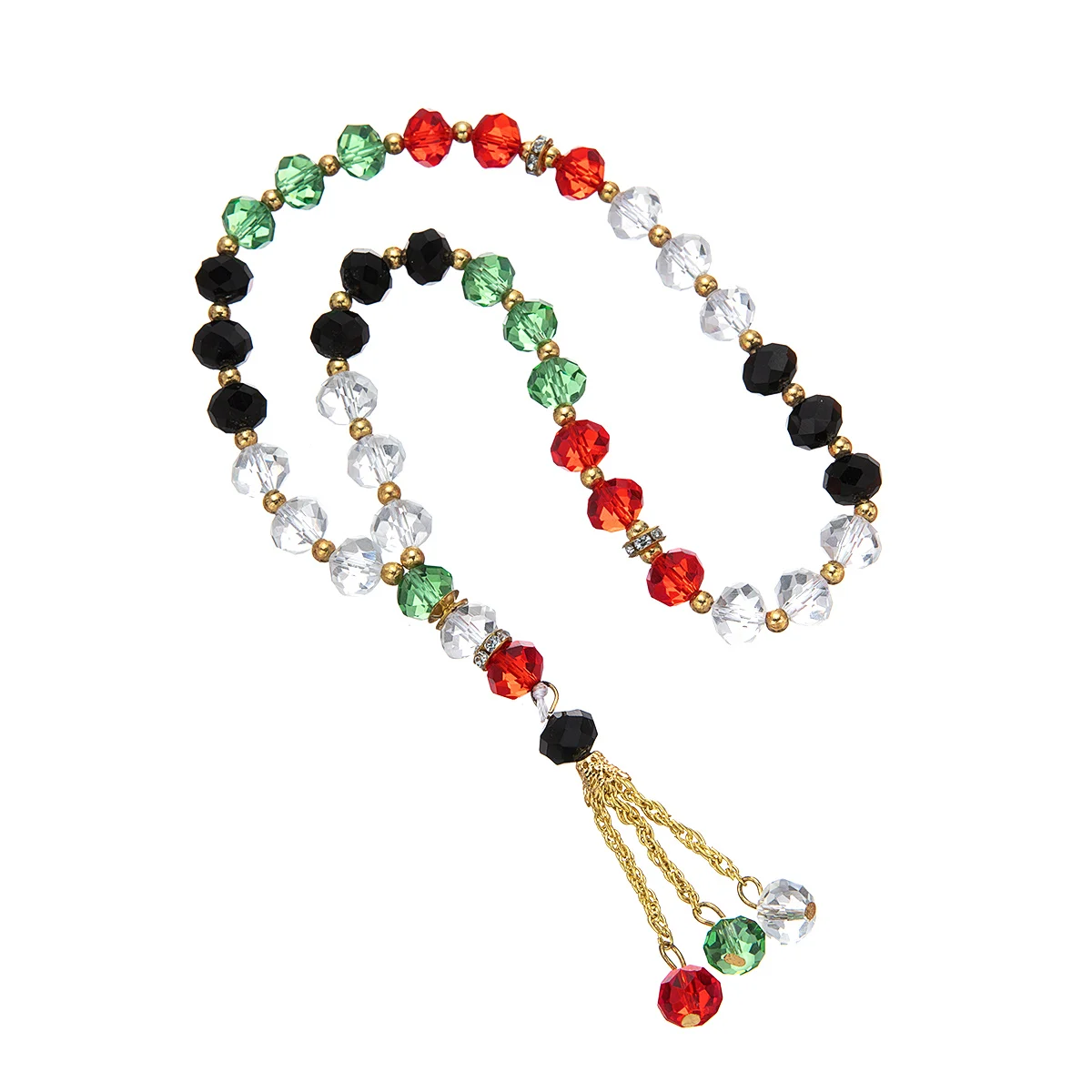 Fashionable and Colorful Muslim Prayer Beads Prayer Beads Bracelets Believers Tokens Unisex Religious Jewelry Gifts