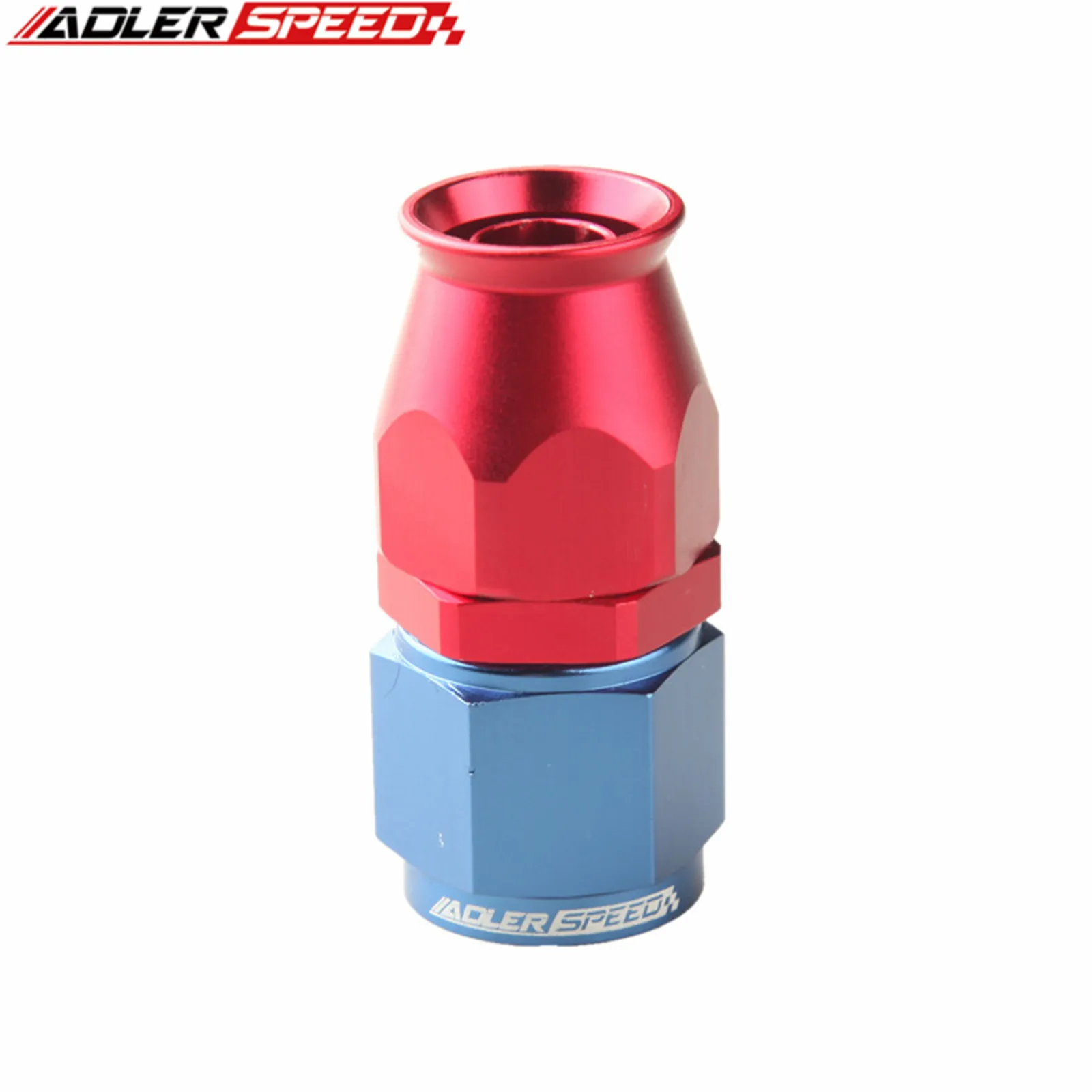 Swivel Hose End Fitting Pipe Straight Adapter Fitting Universal PTEF AN4 AN6 AN8 AN10 AN12 Straight 0 Degree Reusable Swivel PTFE Hose End Fitting