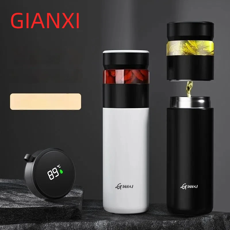 Luxury Stainless Steel Coffee Thermos 500ml - قارو...
