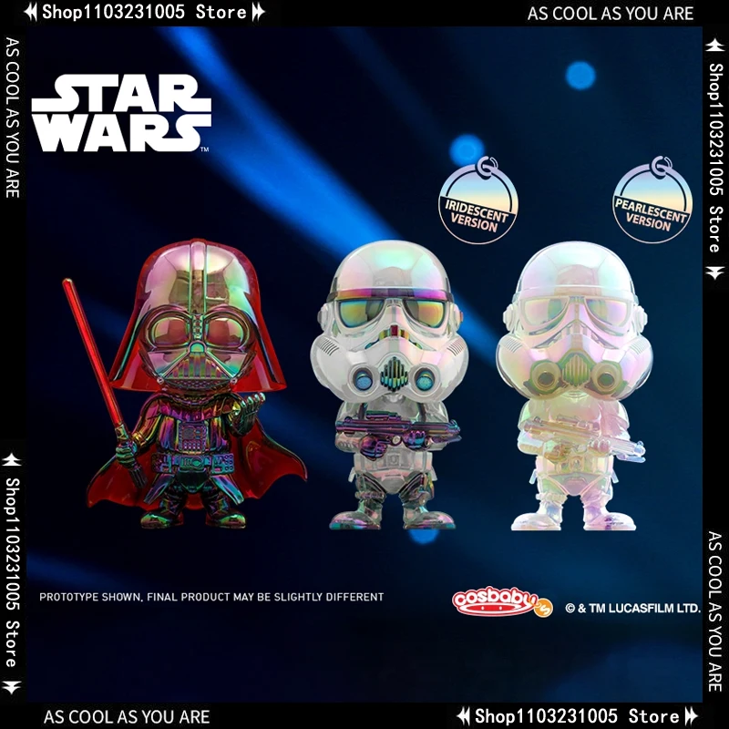 12Cmhot Toys Star Wars Darth Vader Storm Cosbaby Mini Collection Doll Movie Character Model Art Q Edition Darth Vader