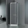 Frameless Sliding Shower Enclosure for Bathroom, Single Shower Door, Obscure Glass, 10 mm 3
